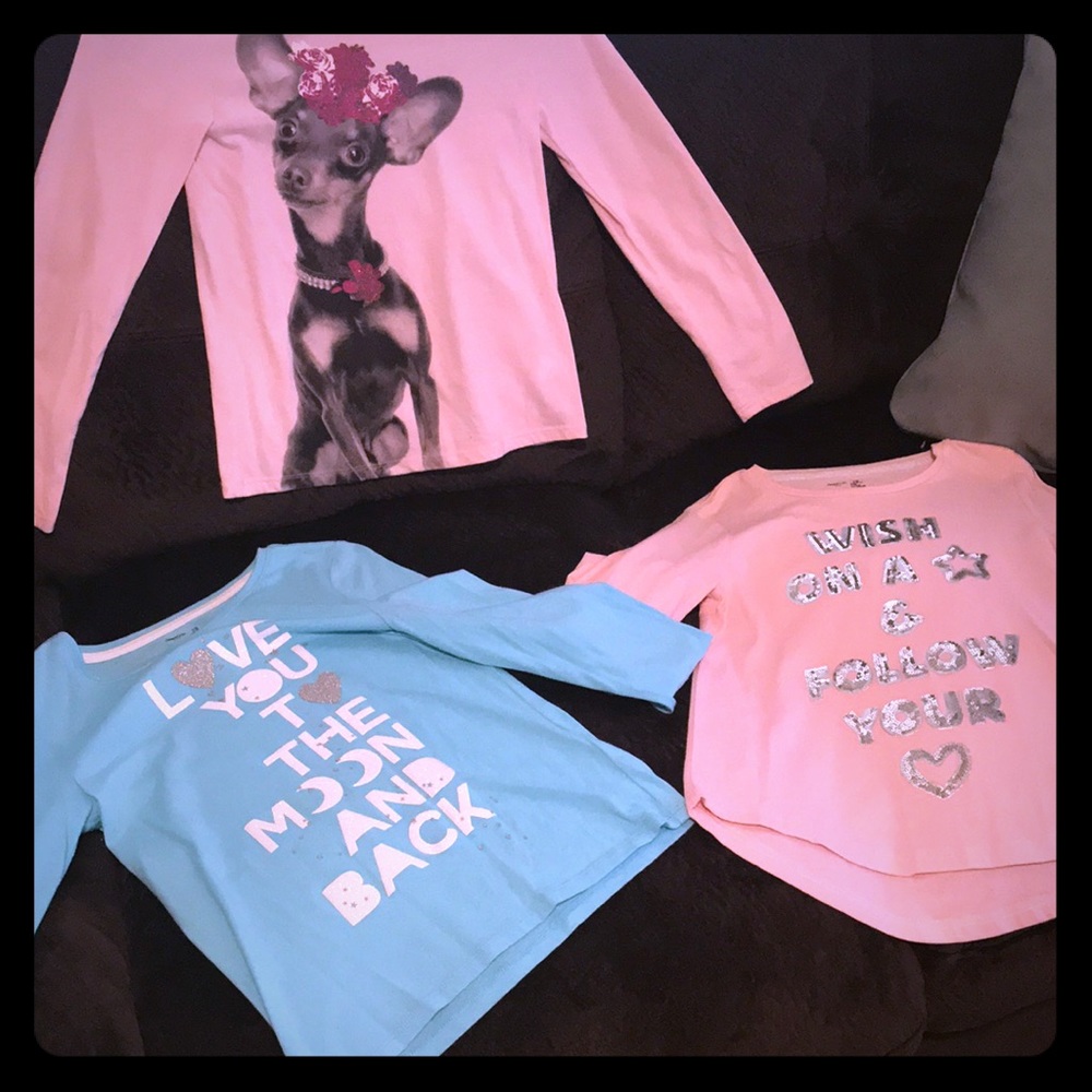Gap girls long sleeve shirts in  a bundle